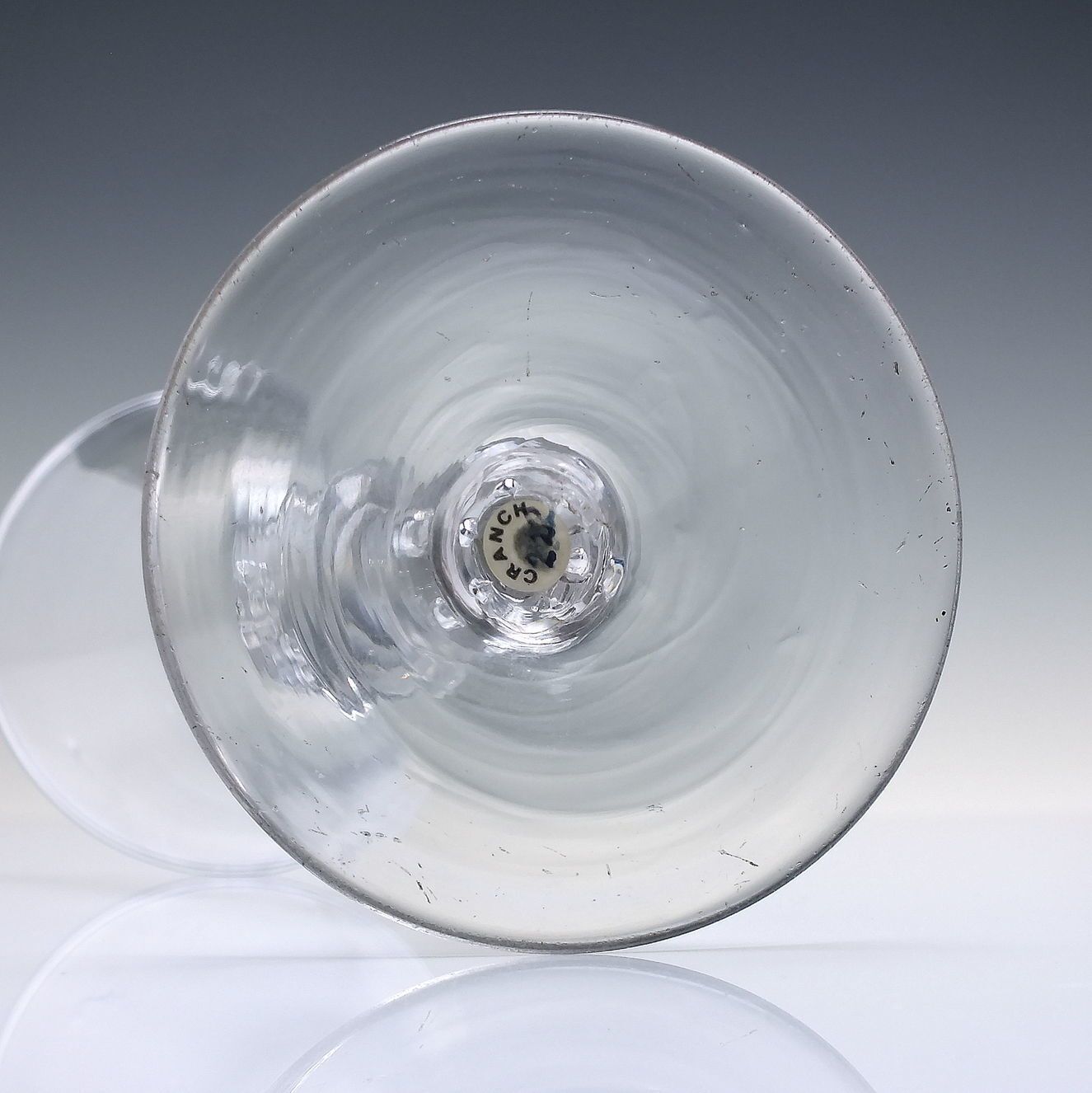 18th Century Light Baluster Wine Glass C1750 Ex Cranch Collection photo vinterior