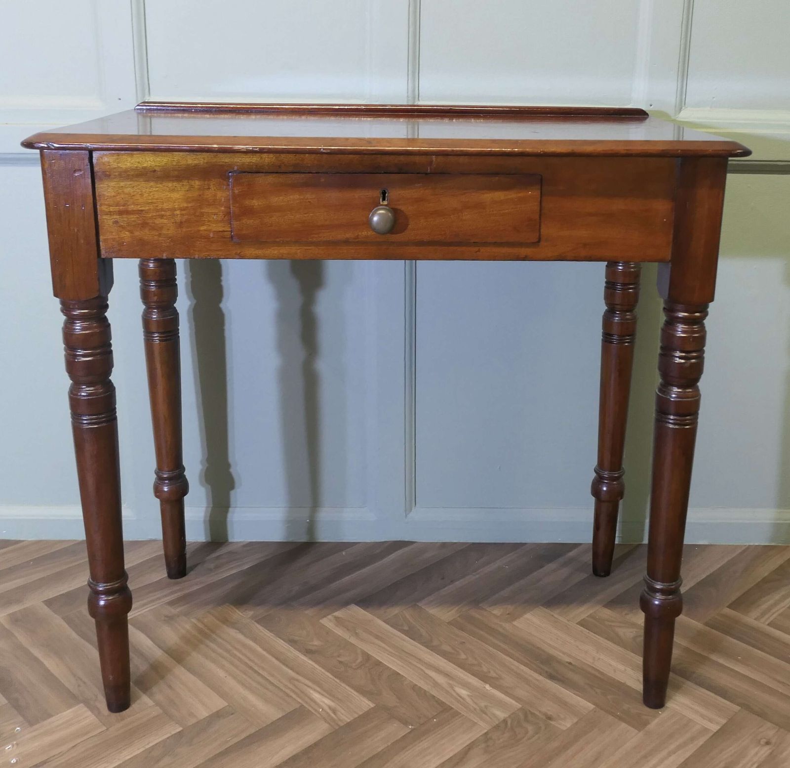 A Small Victorian Mahogany Hall Table Or Reception Table photo Furniture