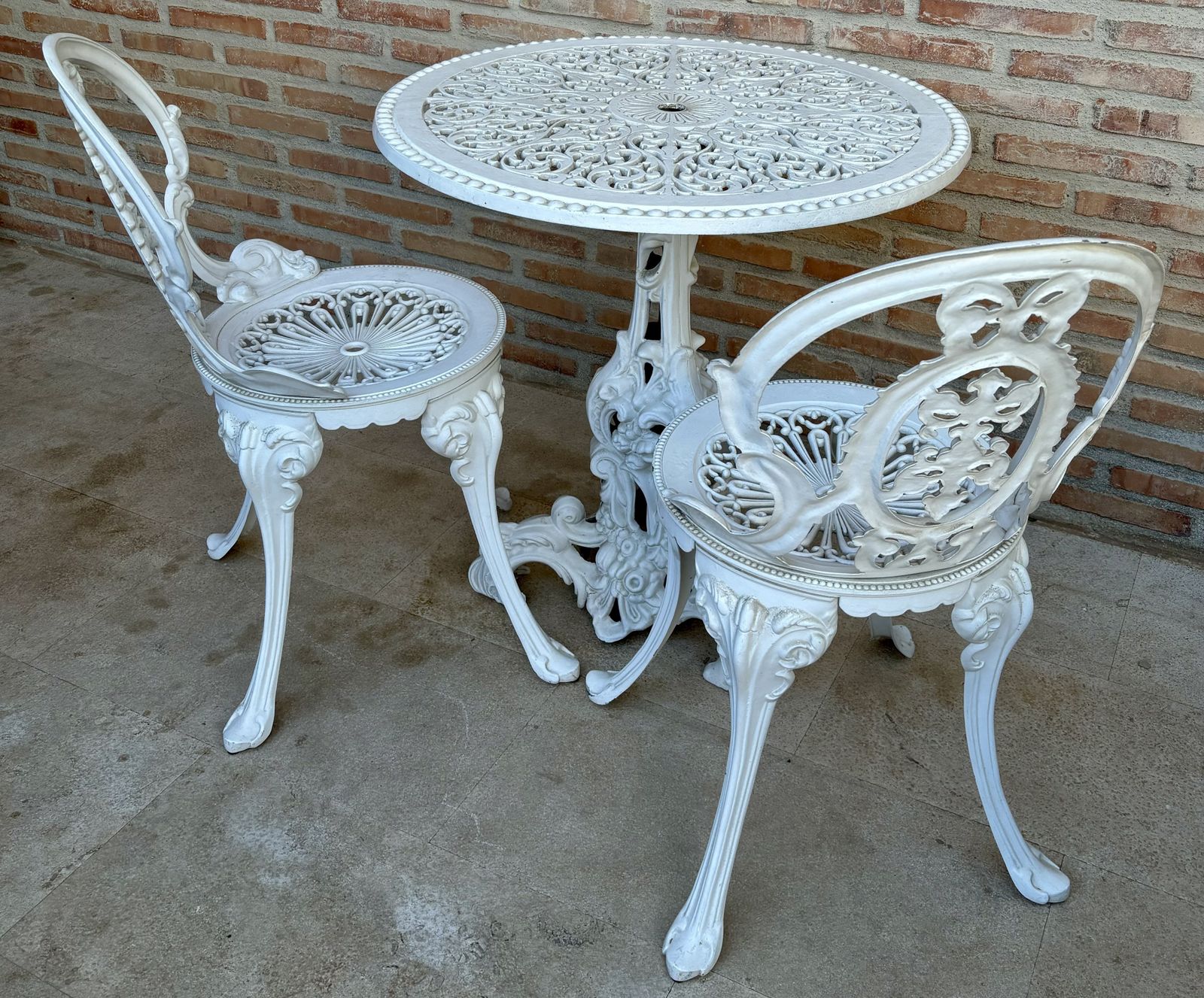 Garden Furniture Set Of Wrought Iron Table And Chairs Garden Or Patio Furniture photo