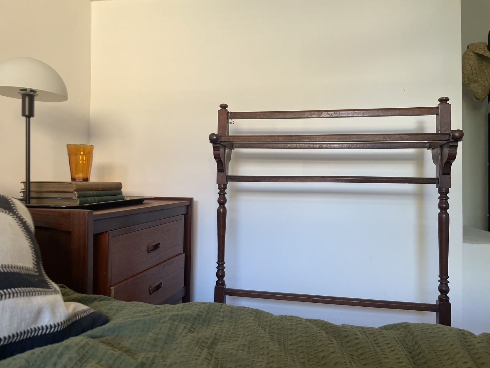Antique Wooden Towel Rail / Clothes Horse photo Furniture