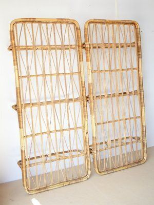 1490.0 Mid Century Modern Rattan Pedig Daybed From Uluv, 1960s, Set Of 2 photo