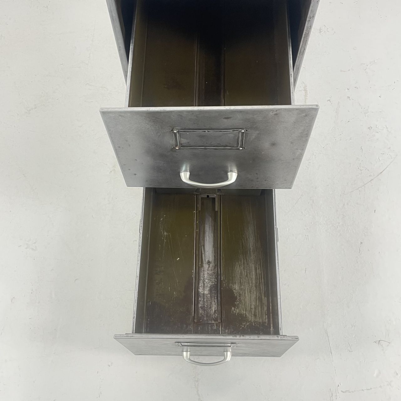 Polished Steel 2 Drawer Filing Cabinet photo 350.0