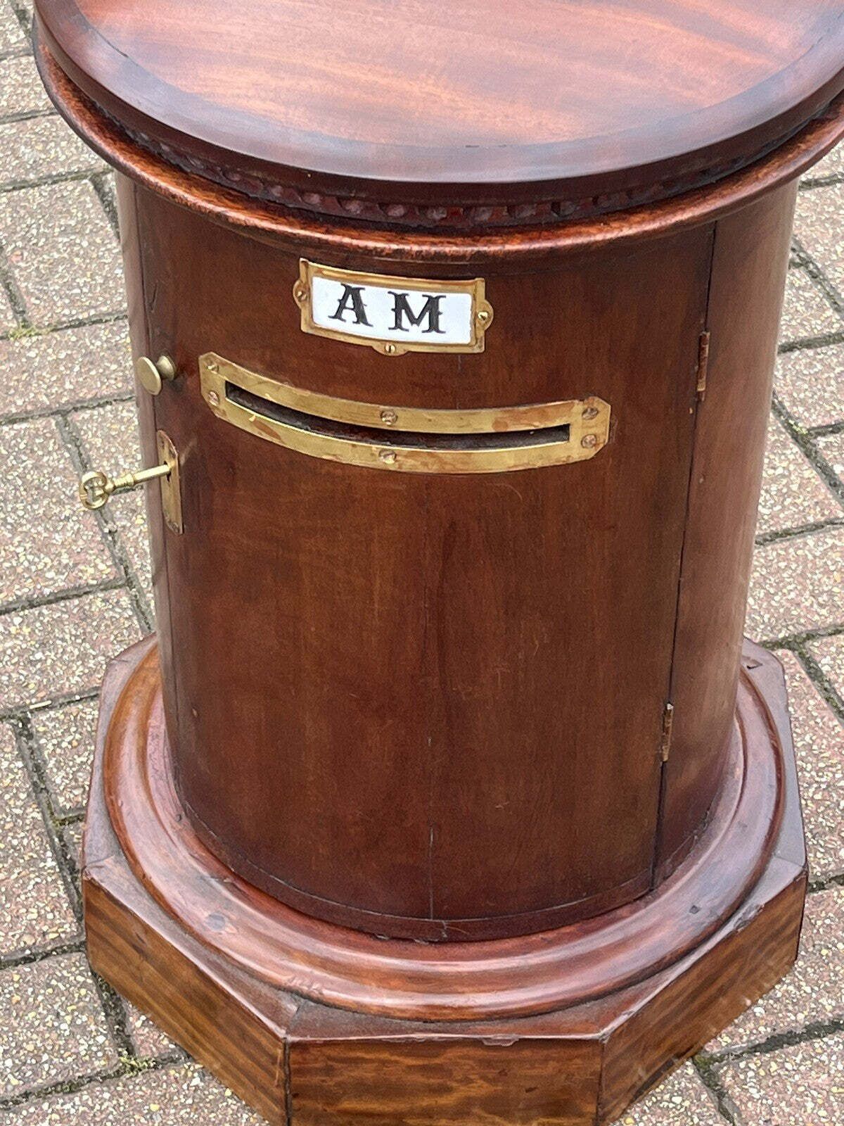 photo furniture Antique Country House Letter/ Pillar Box, Large In Size