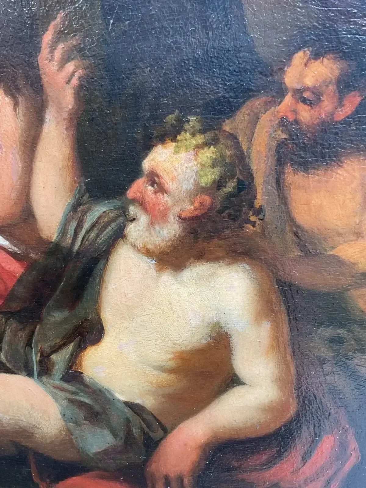 Gerard I Hoet, Bacchanal – Oil On Panel, 17th Century photo 3450.0