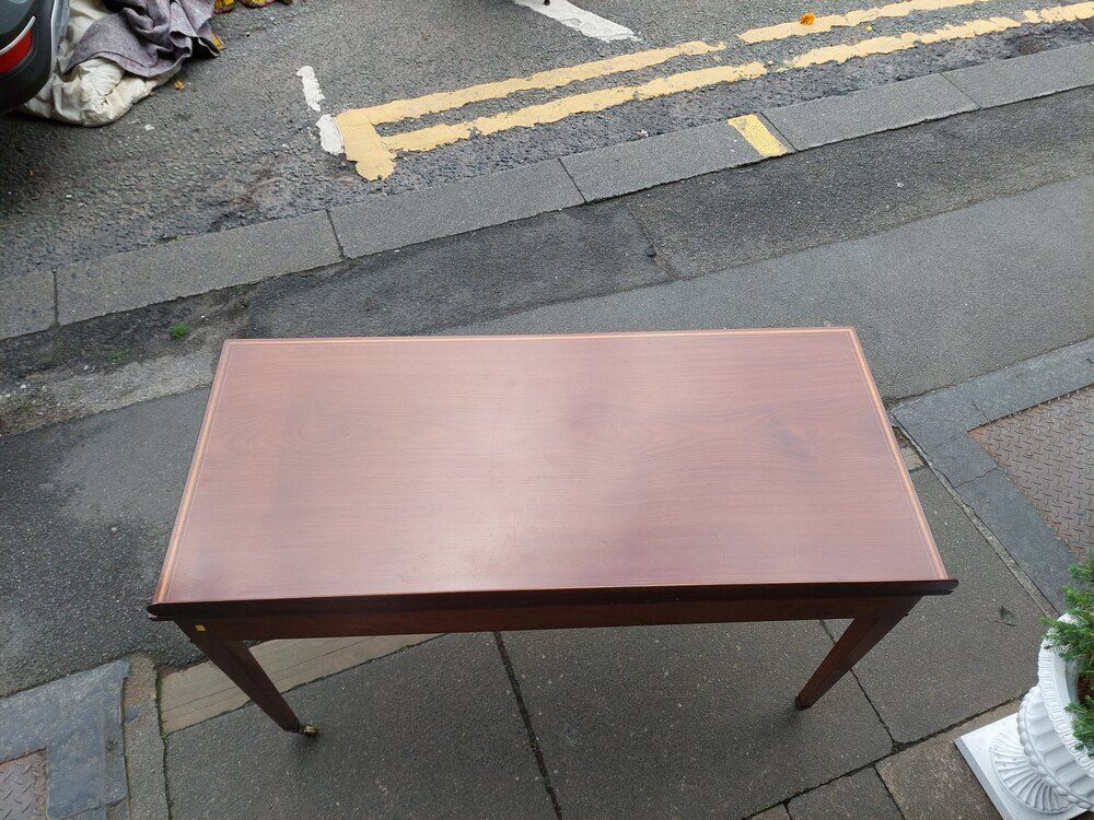Edwardian Mahogany Hall Table By Edwards & Roberts photo 1250.0