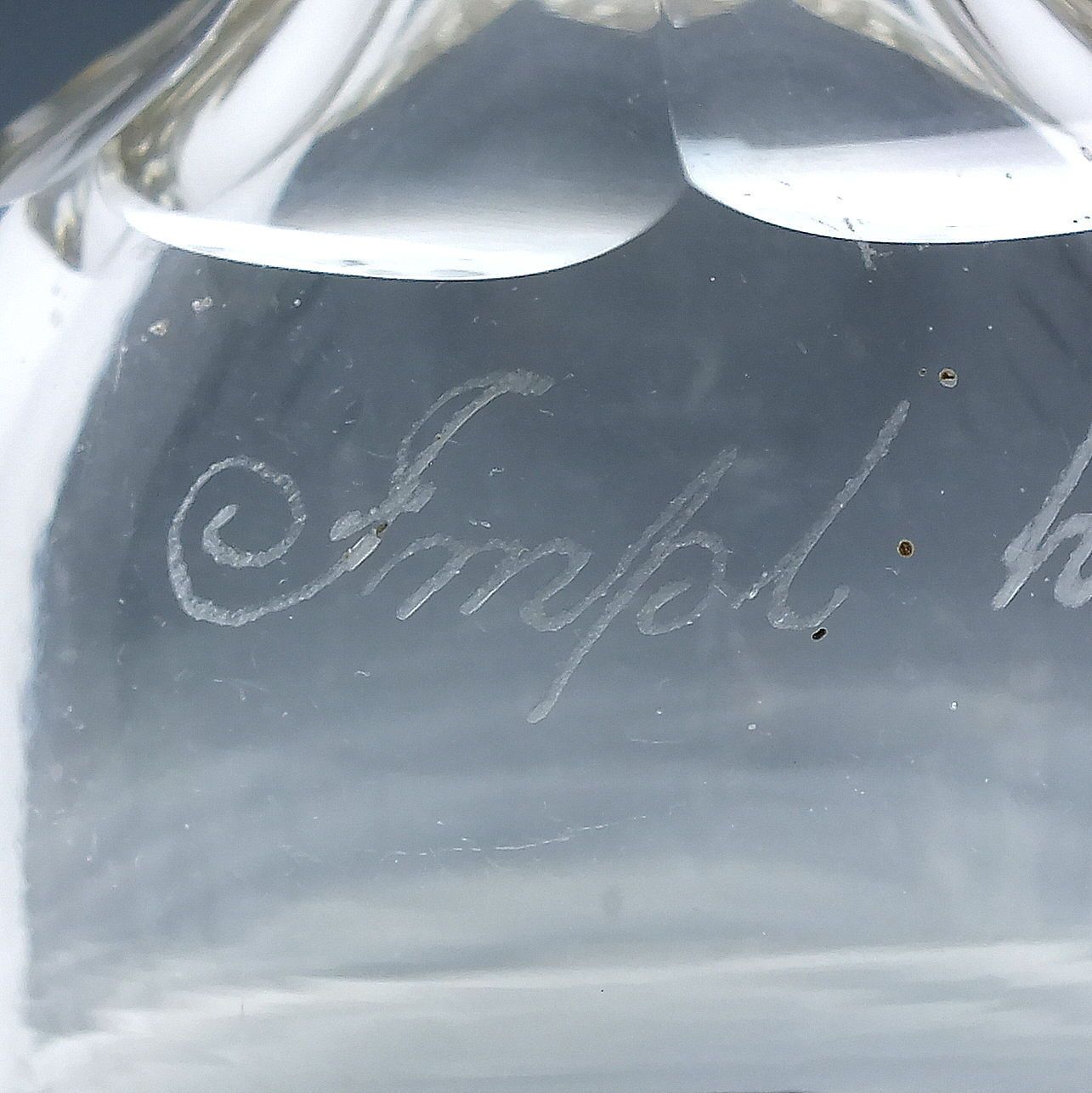 Antique 19th Century Victorian Imperial Half Pint Glass Measure C1880 photo Home Decor