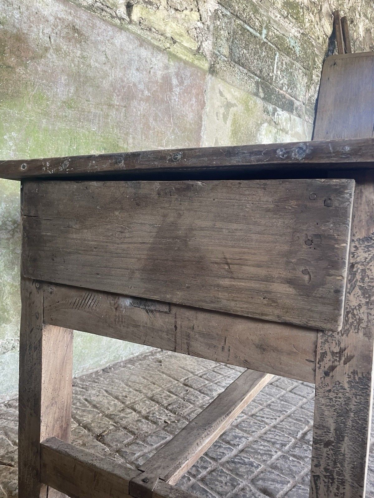 Antique French Farmhouse Rustic Refectory Kitchen Table. photo buy