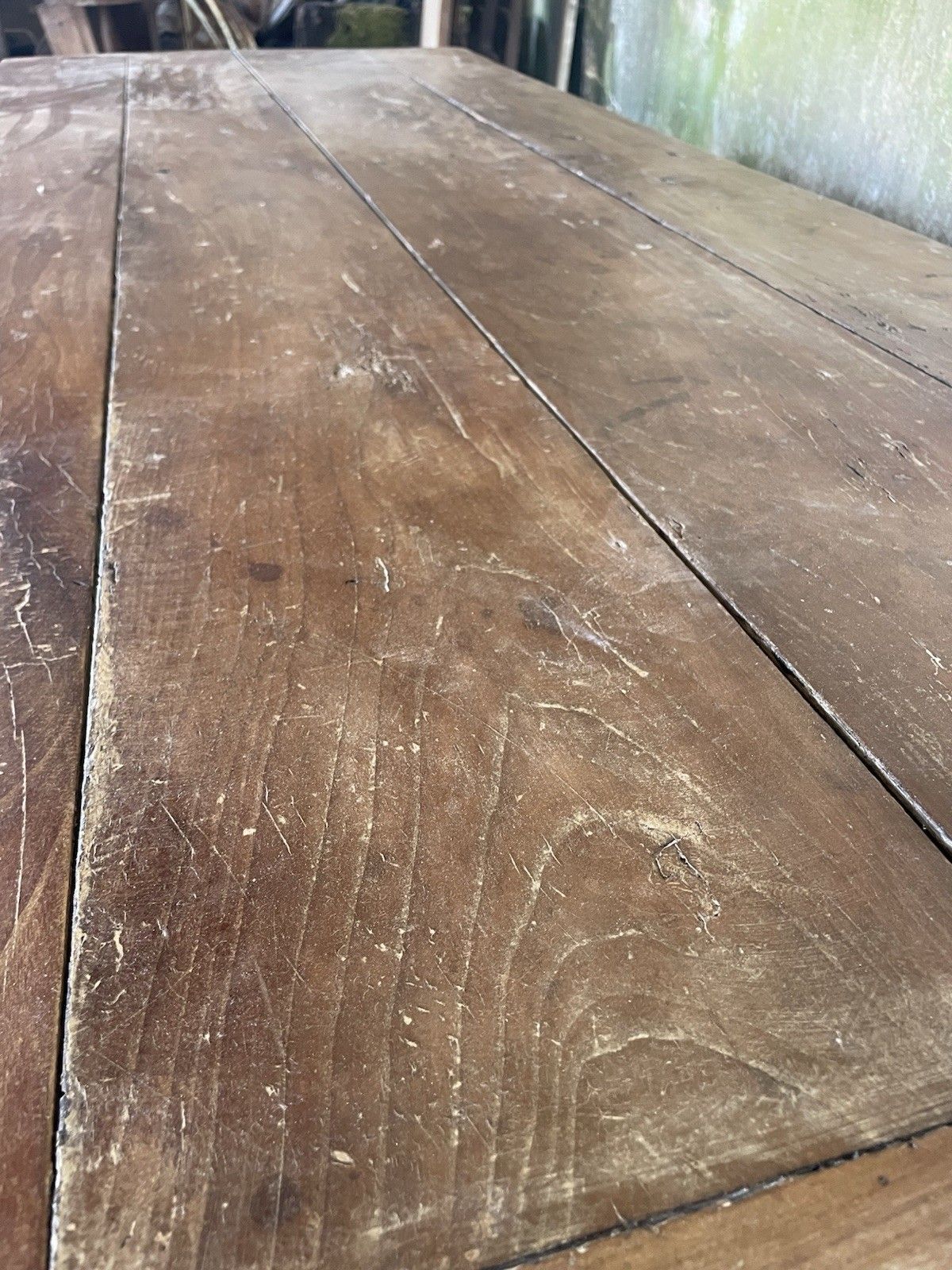 photo for sale Antique French Farmhouse Rustic Refectory Kitchen Table.