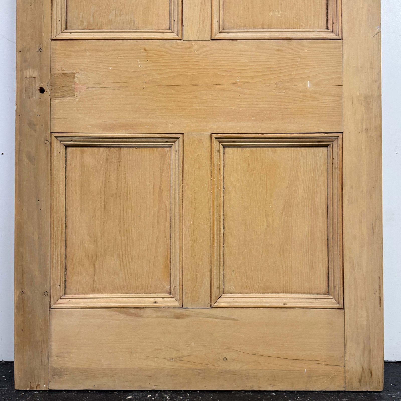 Antique Victorian 5 Panel Door   216cm X 97cm photo vintage