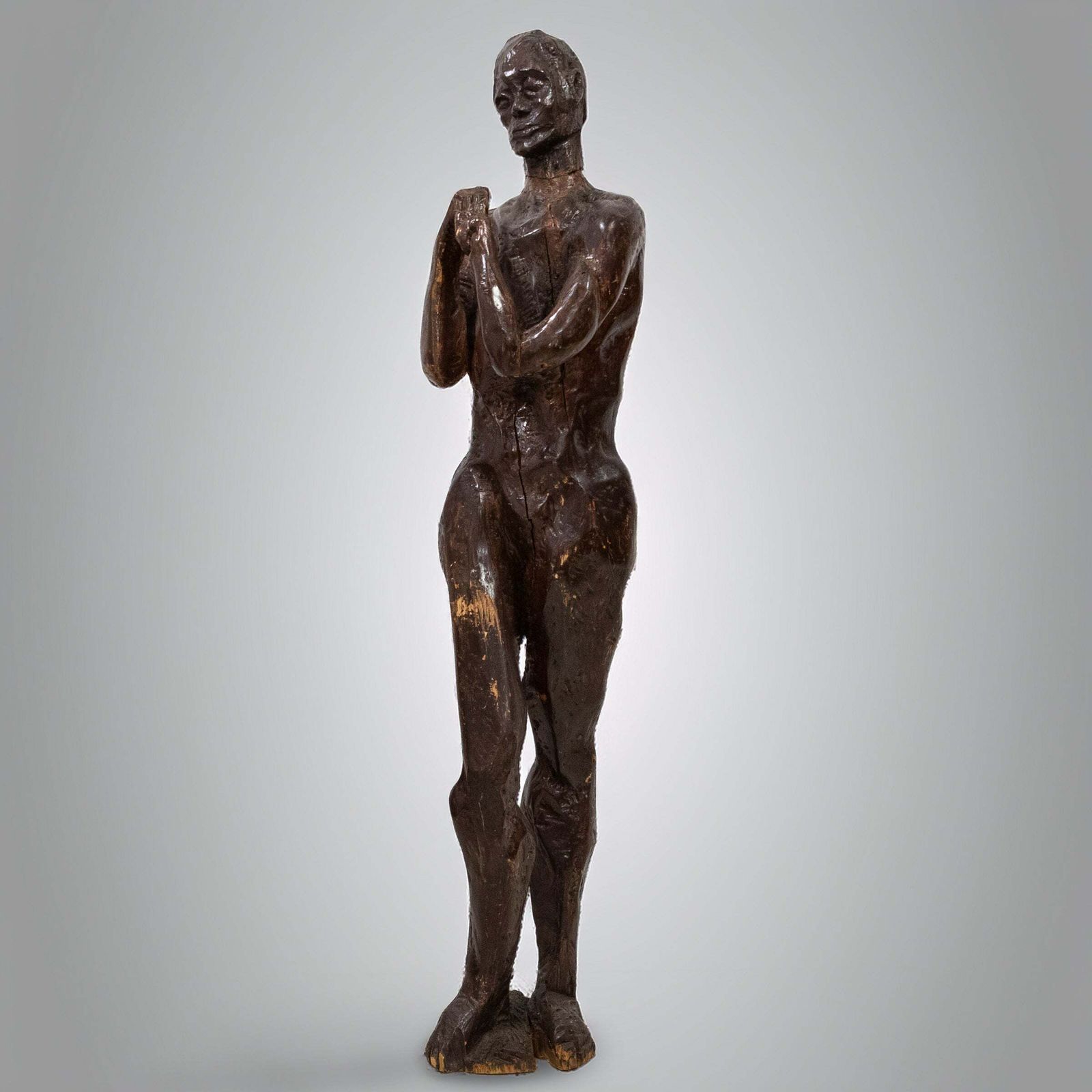 Life Size Wooden Sculpture | Michael Gagashe Zondi
