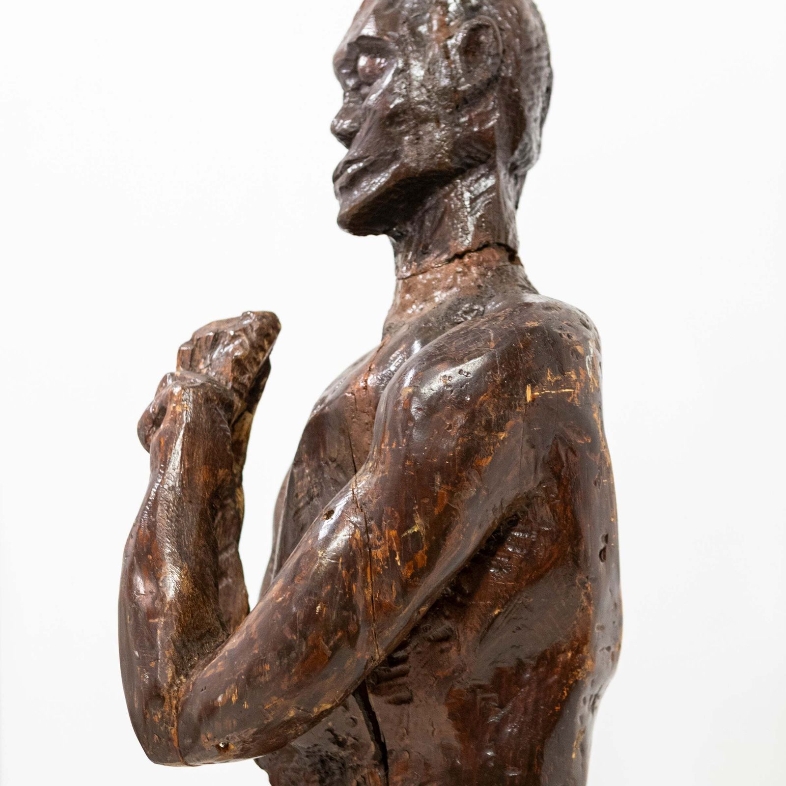 Art Life Size Wooden Sculpture | Michael Gagashe Zondi photo