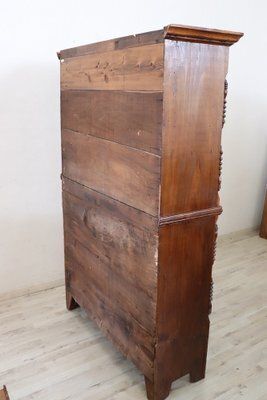 photo furniture Antique Wardrobe In Poplar Wood, 1800s