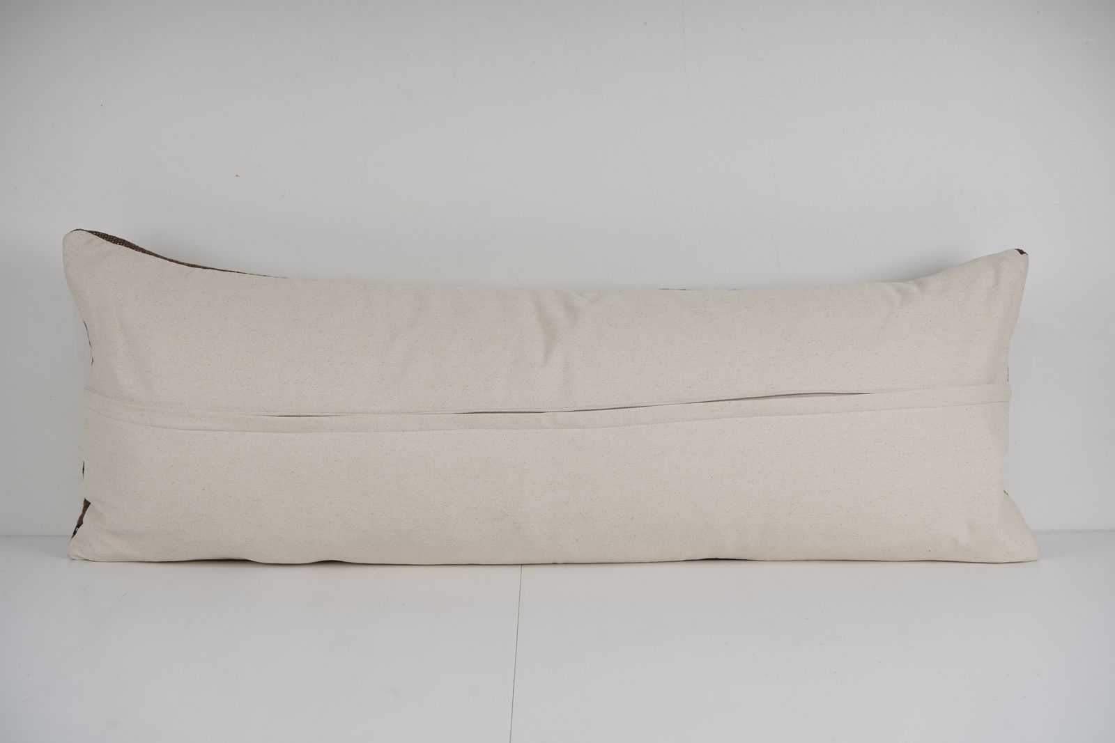 Bohemian Bedding Wool Kilim Pillow Cover Handmade Hippie Bed Pillow, Anatolian King Pillow, Shams Long Pillows For photo for sale