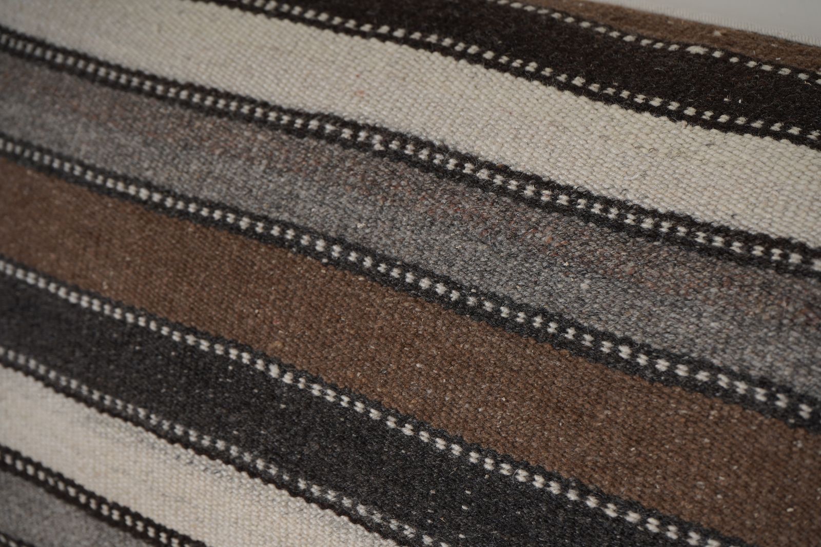Vintage Hemp Pillow Extra Long Turkish Kilim With Original Hippie  Details photo for sale