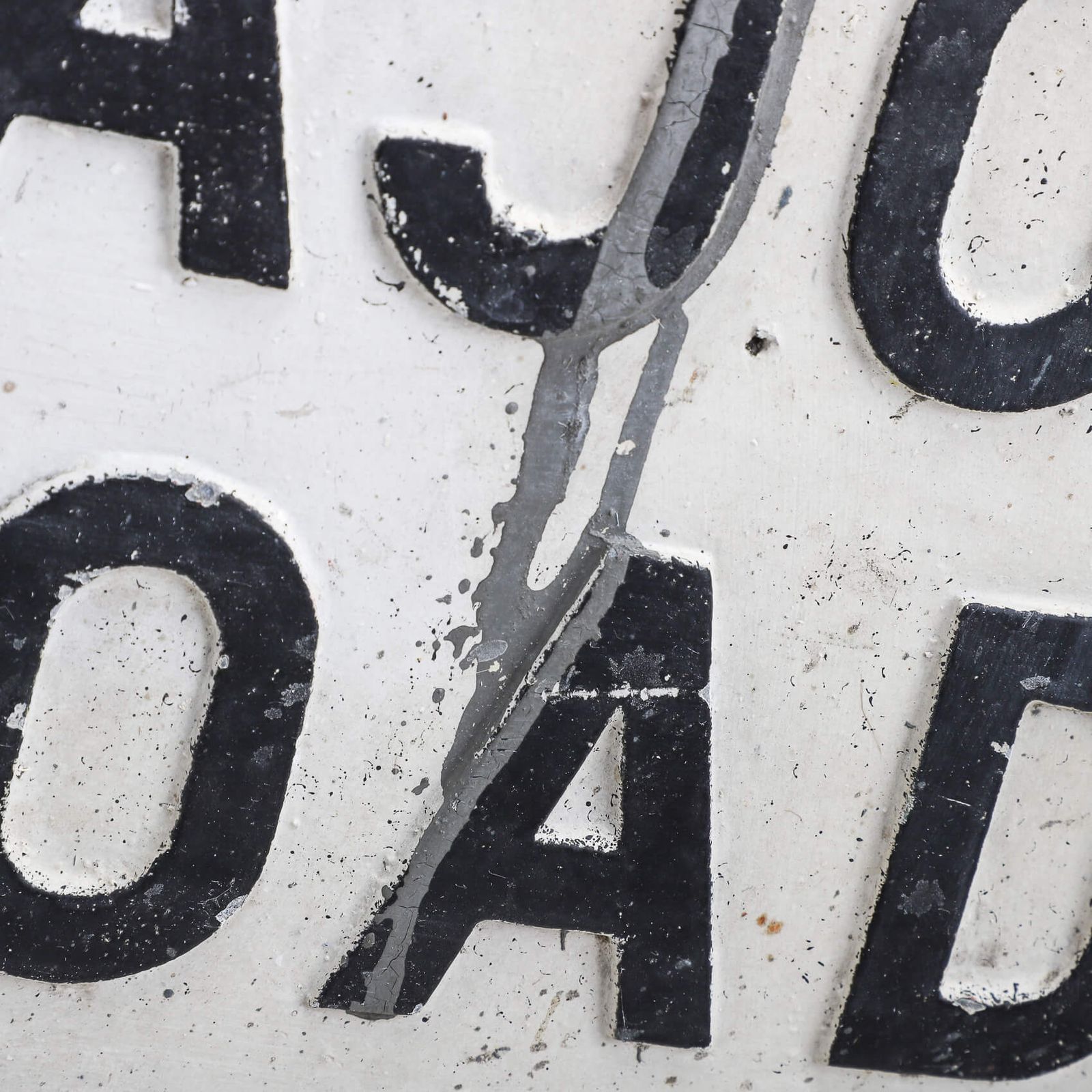 Pre Warboys Halt Road Sign, 1940s photo vintage