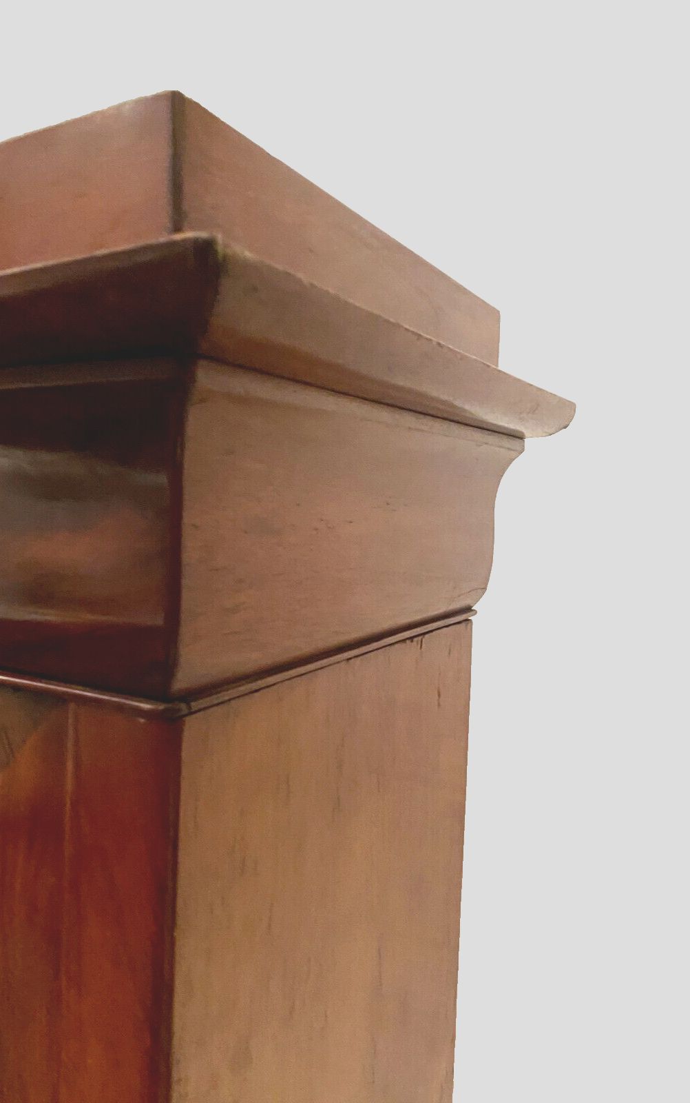 photo furniture Louis Philippe Showcase In Mahogany And Mahogany Veneer 19th Century