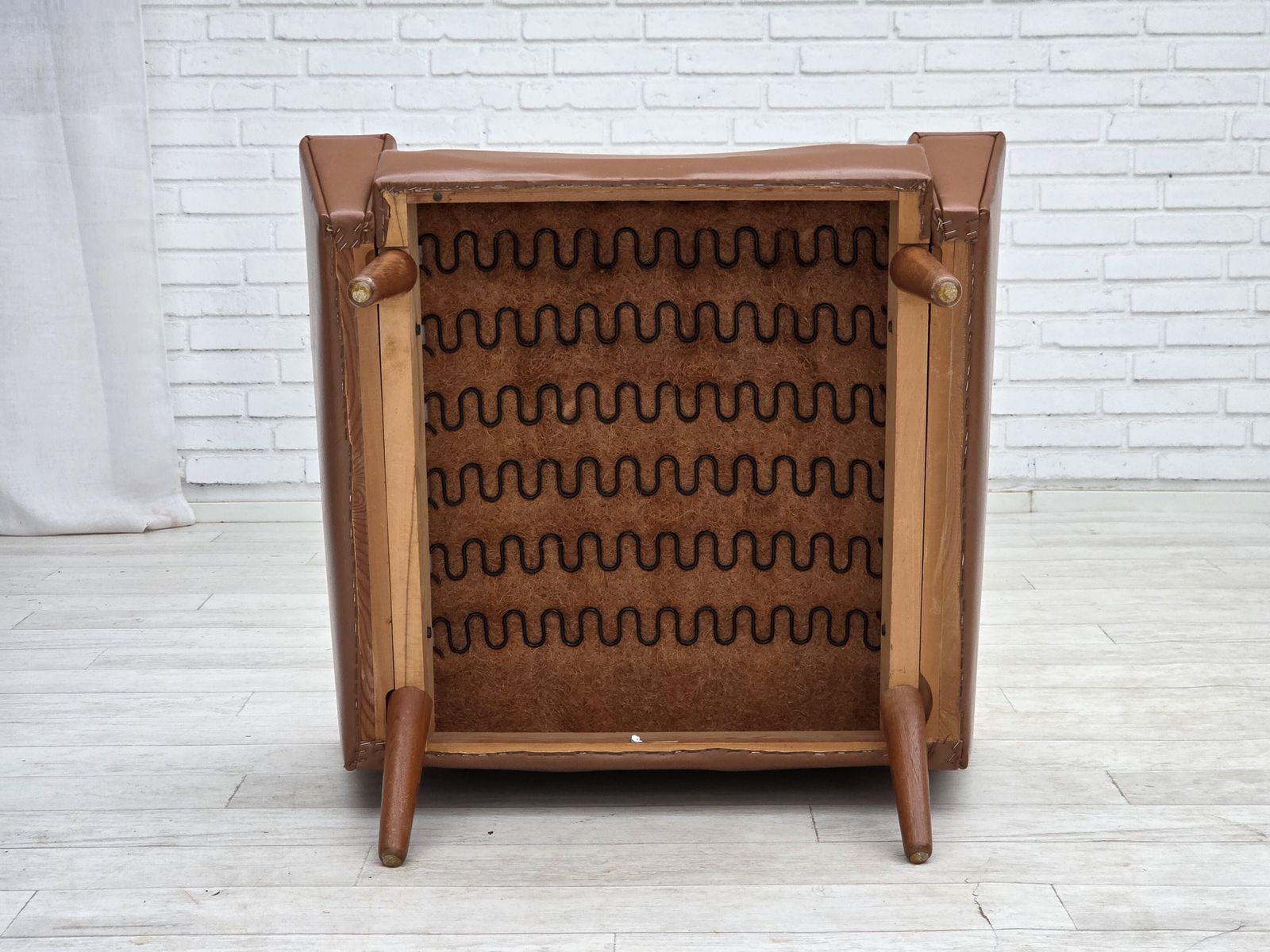 1970s, Danish Highback Armchair By Vejen Polstermøbelfabrik, Original Condition. photo buy