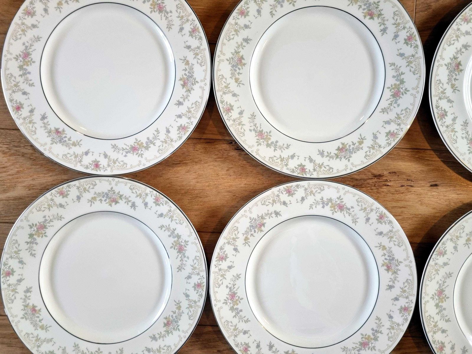 Royal Doulton Dinner Plates Romance Collection Diana Tableware, Set Of 6 Dishes 10.5" 27cm, English Fine Bone China photo Home Decor