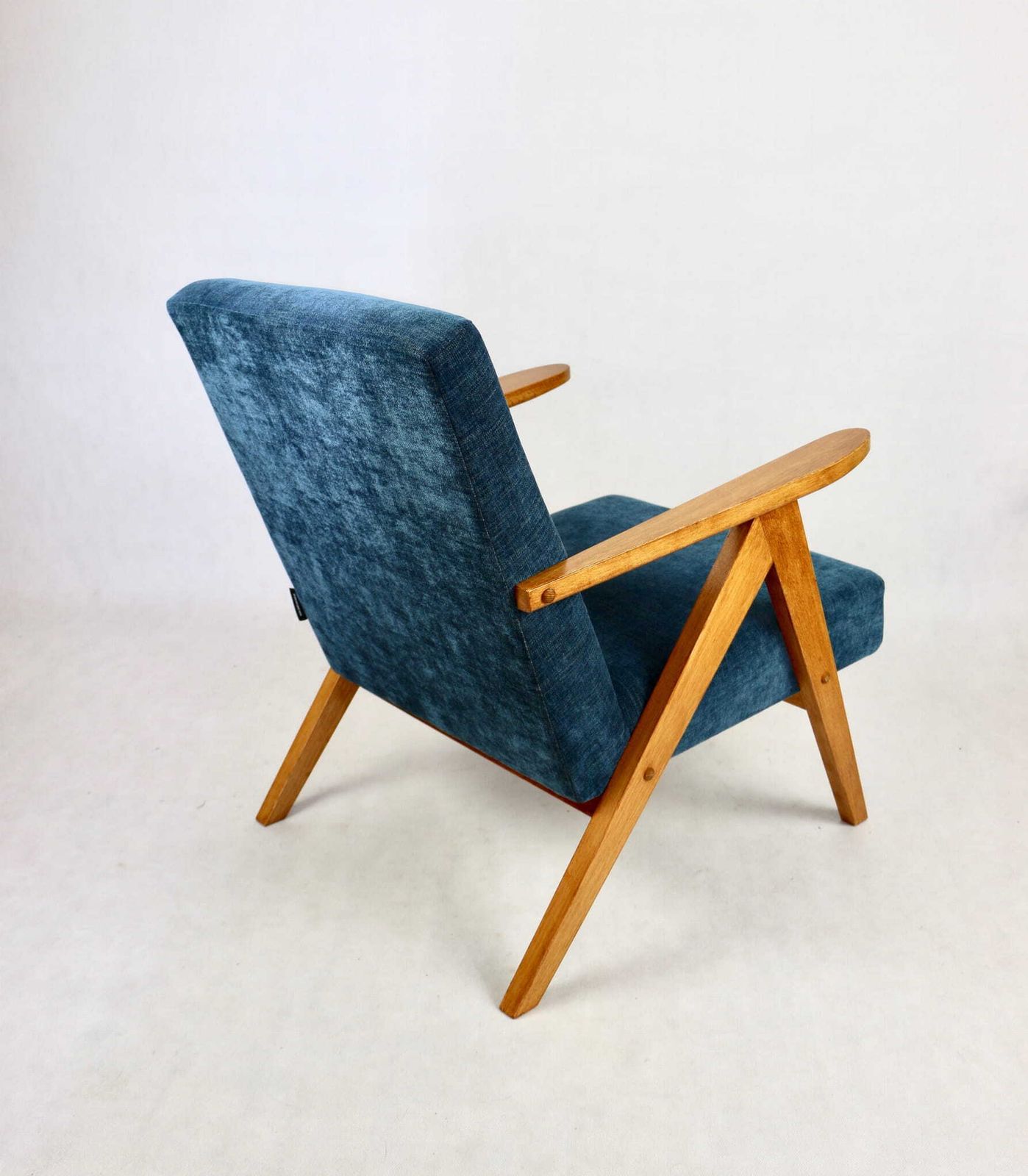 Armchair B 310 Var Blue Navy Structured photo buy