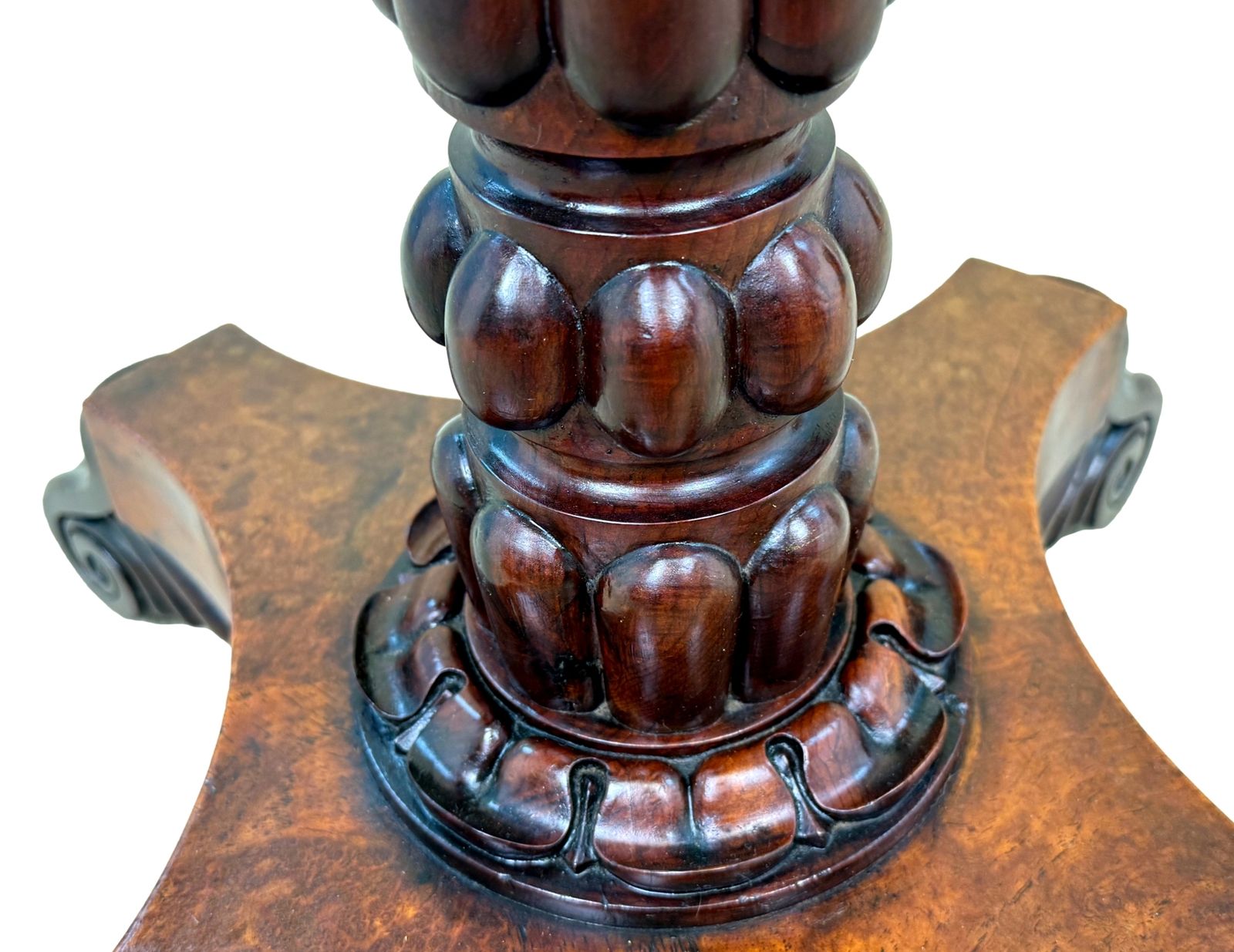 photo furniture 19th Century Specimen Wood Top Occasional Table (England, Circa 1840)