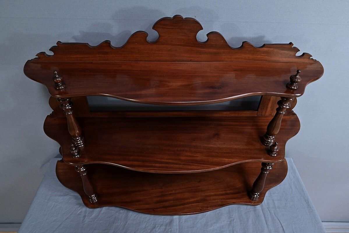 Mahogany Wall Shelf, Louis Philippe Period – Mid 19th Century photo Furniture