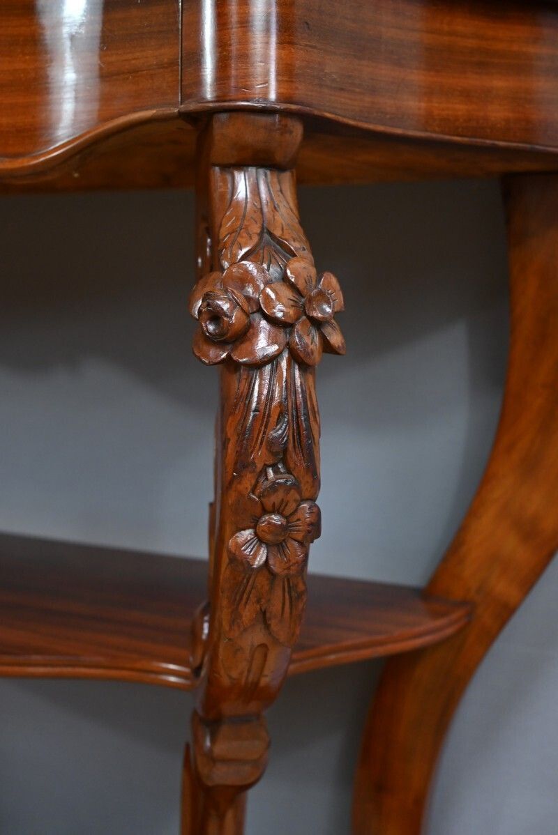 1510.0 Mahogany Console, Napoleon III Period – Part 2 Of The 19th Century photo