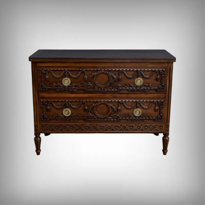 Walnut Chest Of Drawers, Louis XVI Style – Mid 20th Century