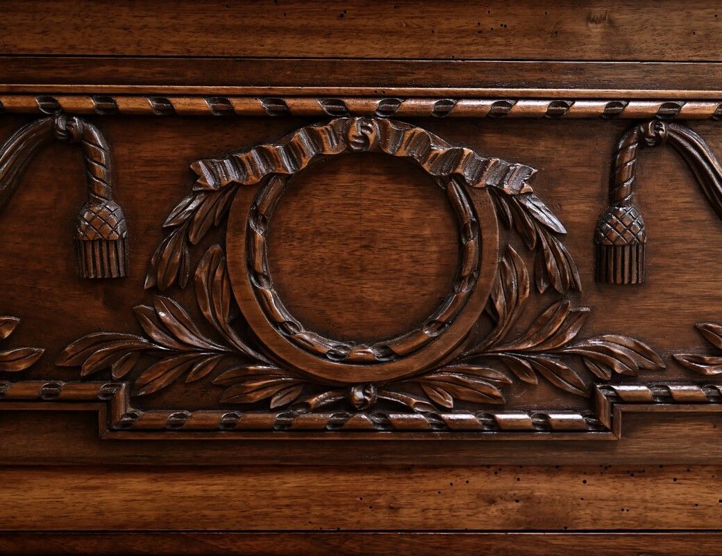 photo for sale Walnut Chest Of Drawers, Louis XVI Style – Mid 20th Century