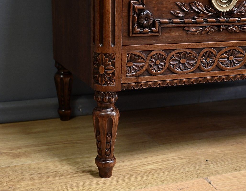 2900.0 Walnut Chest Of Drawers, Louis XVI Style – Mid 20th Century photo