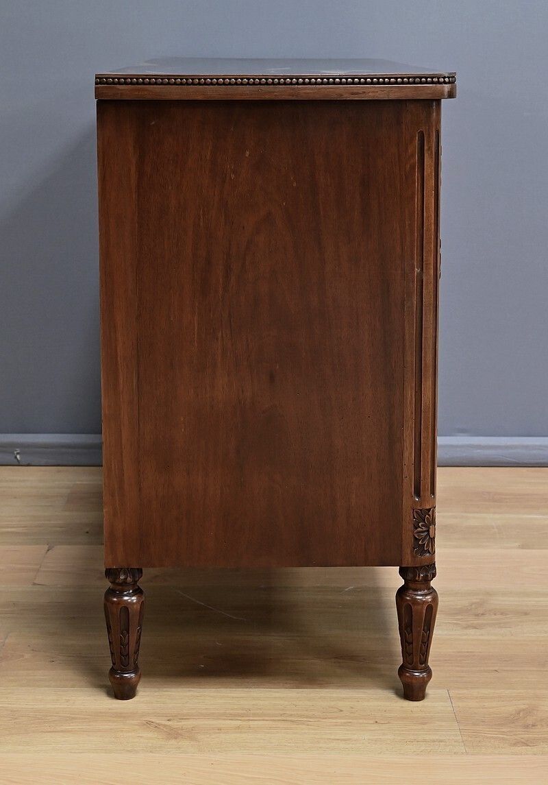 photo vinterior Walnut Chest Of Drawers, Louis XVI Style – Mid 20th Century