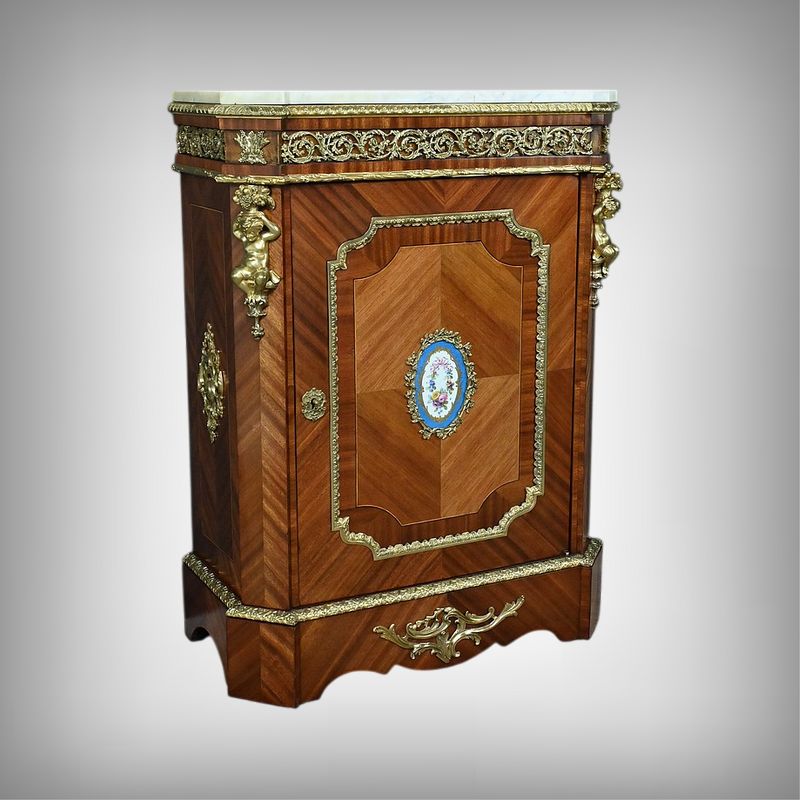 Mahogany Sideboard, Napoleon III Period – 2nd Part Of The 19th Century photo furniture