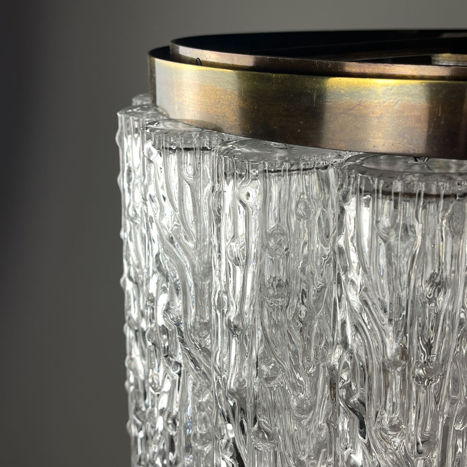 Classic Murano Chandelier Tronchi By Venini, Italy 1960s photo for sale