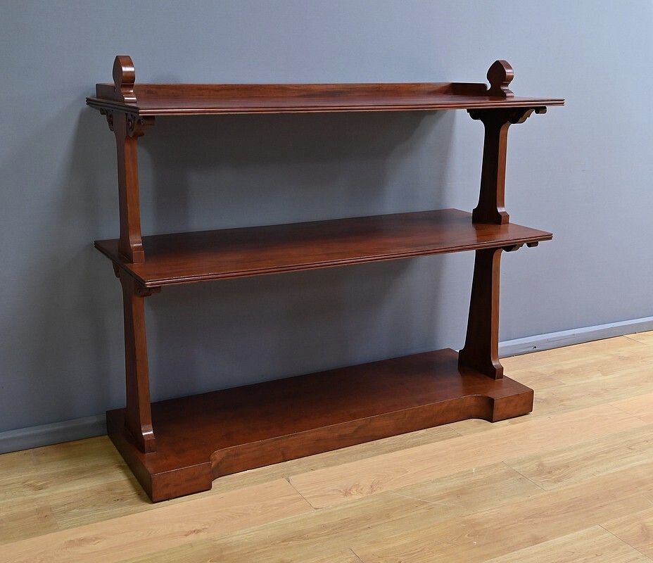 photo for sale Victorian Mahogany Serving Trolley, England – Part 2 Of The 19th Century