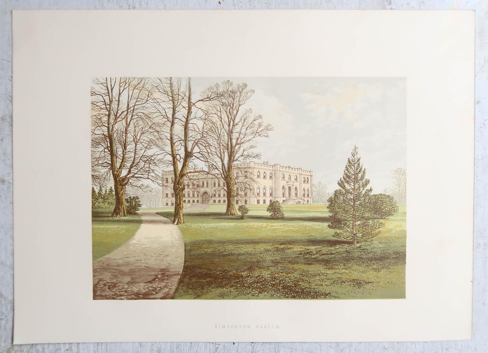 Set Of 10 Original Antique Prints Of British Castles, C.1880 photo Art