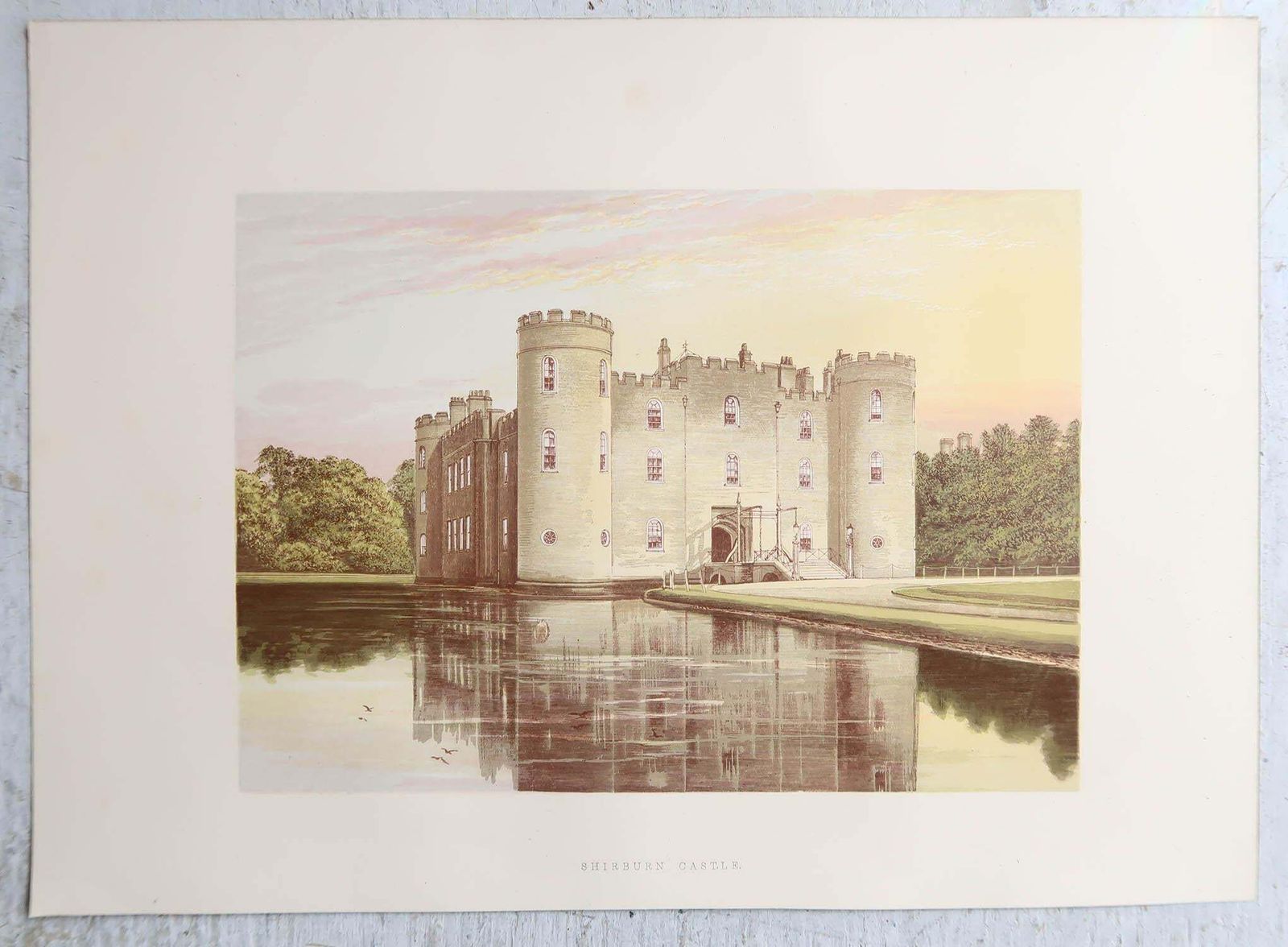 Set Of 10 Original Antique Prints Of British Castles, C.1880 photo vinterior