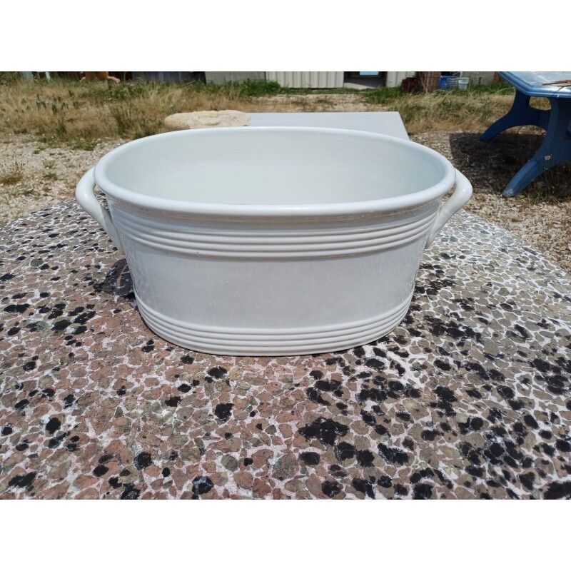 Earthenware Planter: Bf Belgium 19th