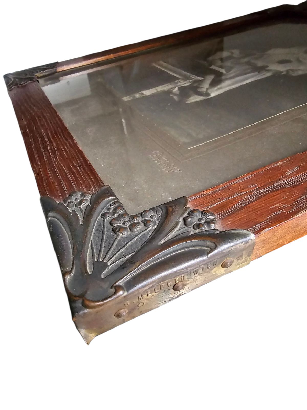 R. Melcher Wien Photo Frame 1900s Jugendstilrahmen  Photo Included photo 317.0