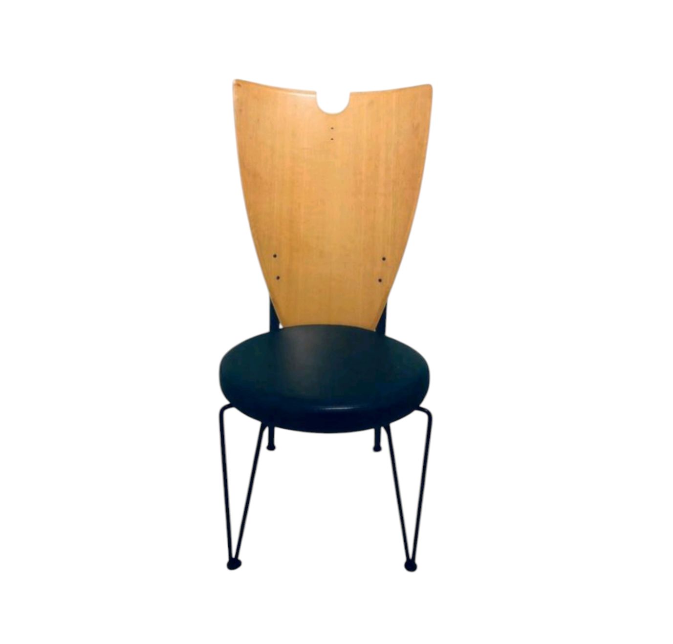 Inno Oy Postmodern Dining Chair / Finland / 1980s photo furniture