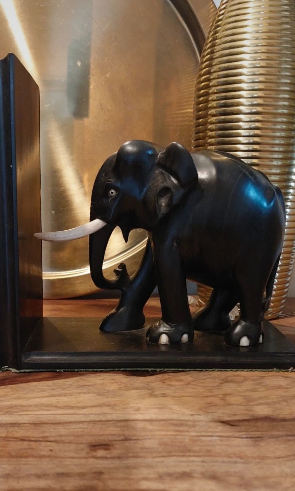 Pair Of Small Antique Elephant Bookends photo for sale