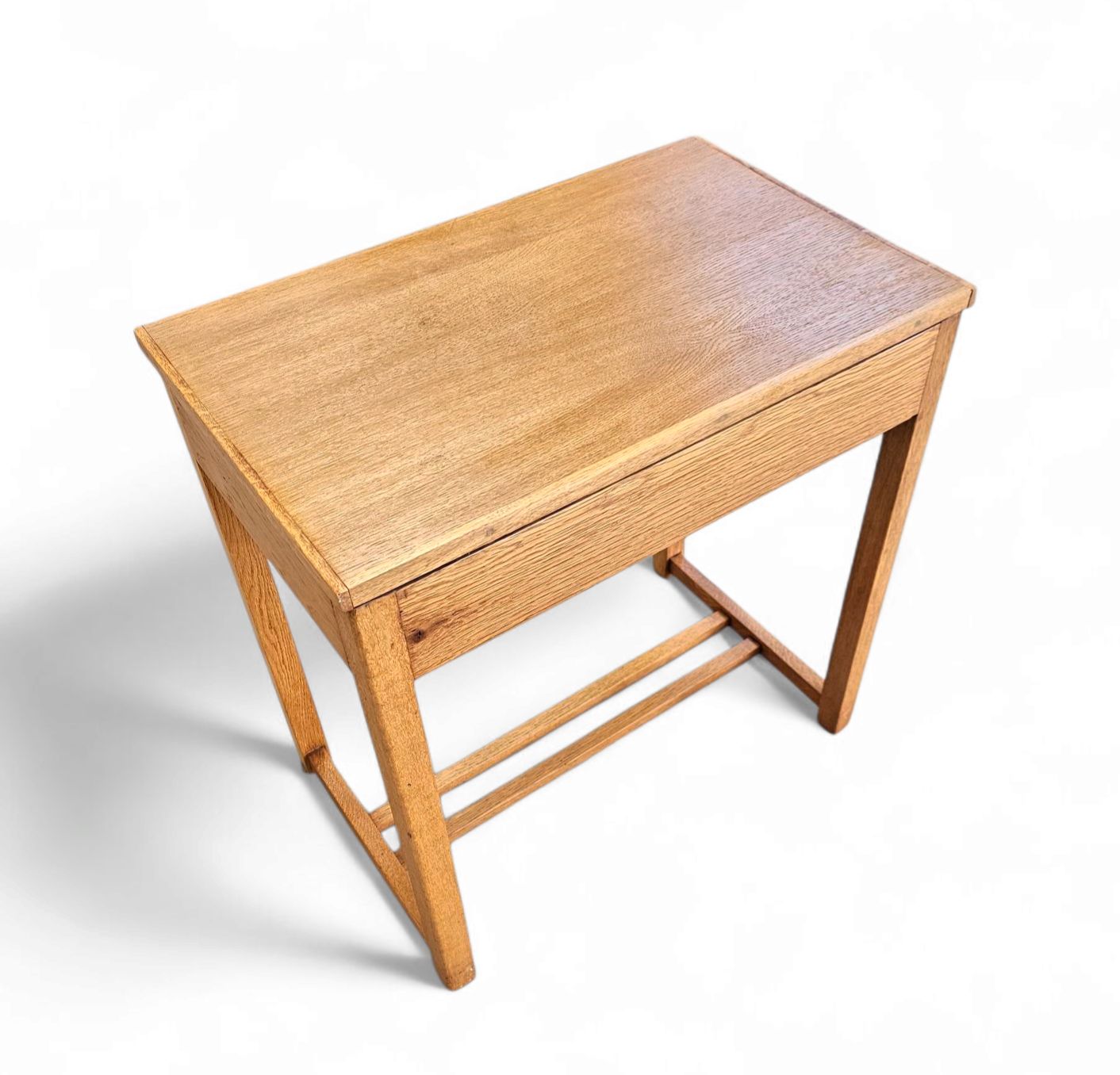 Solid Oak Side Table 1970s, Vintage photo buy