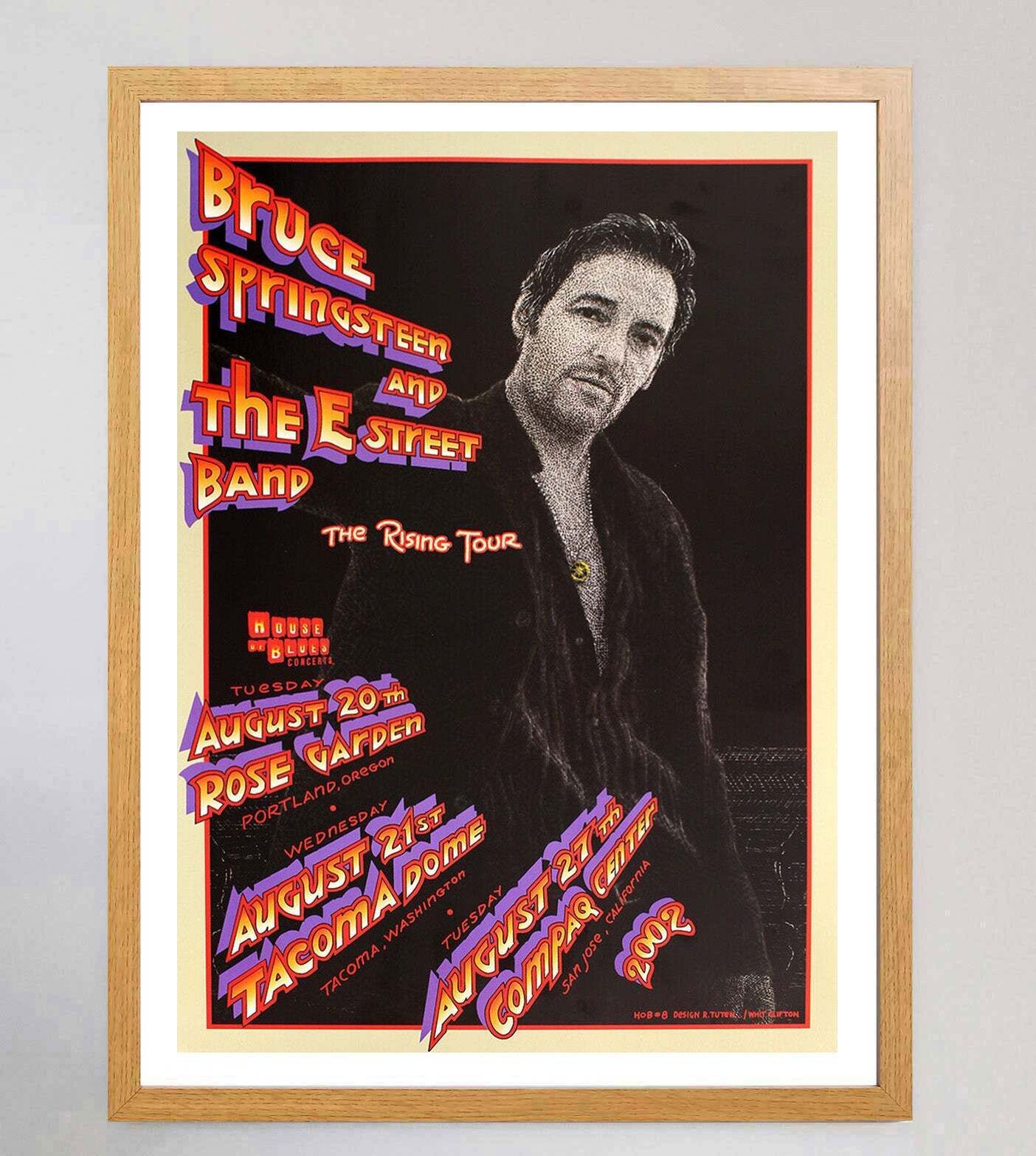 Bruce Springsteen & The E Street Band   The Rising Tour " Original Vintage Poster" photo Art