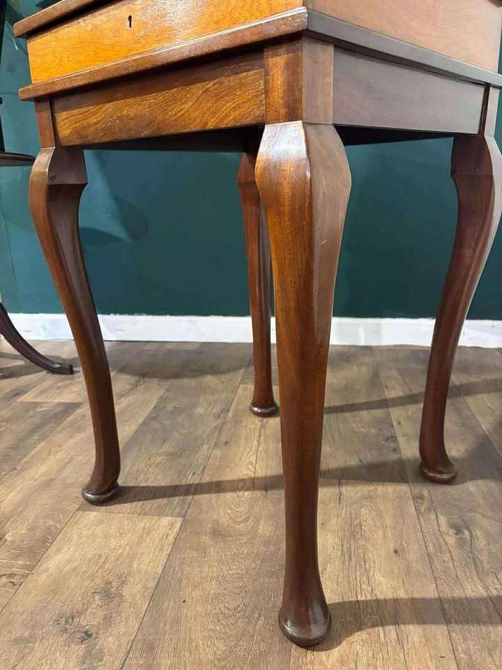 Edwardian Mahogany Clerks Writing Desk photo vintage