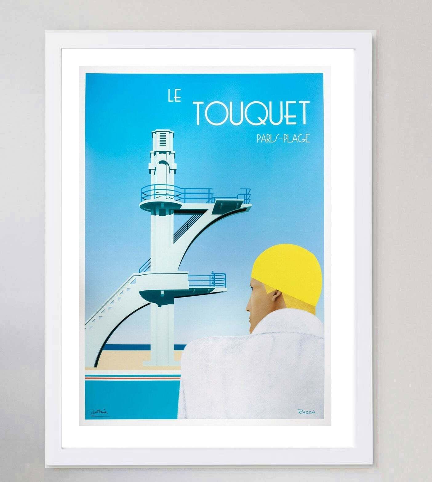Le Touquet Paris   Plage" Original Vintage Poster" photo for sale