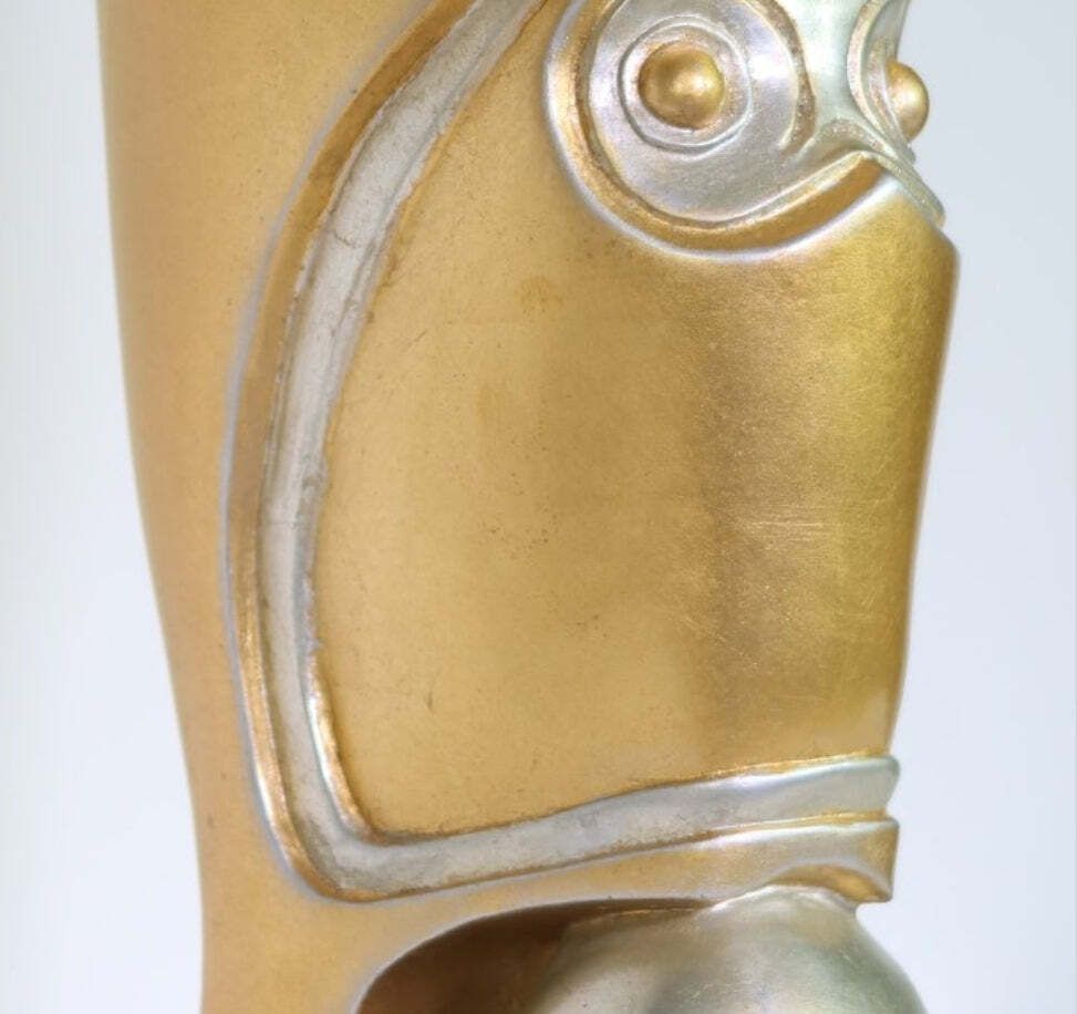 Painted Leeazanne  Umbrella Stand, Ca 1980 Resine / Epoxy / Hollywood Regency Manufactured By The Lam Lee Group, Dallas USA. photo vinterior