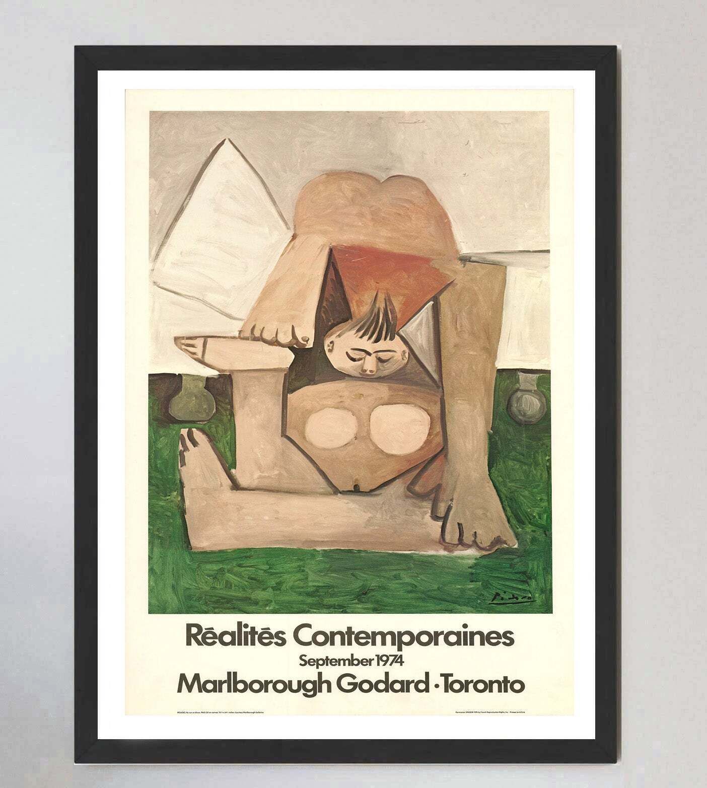 Pablo Picasso   Marlborough Godard Toronto" Original Vintage Poster" photo furniture