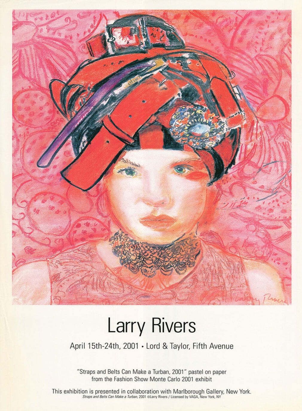 Larry Rivers   Lord & Taylor Fifth Avenue New York" Original Vintage Poster"