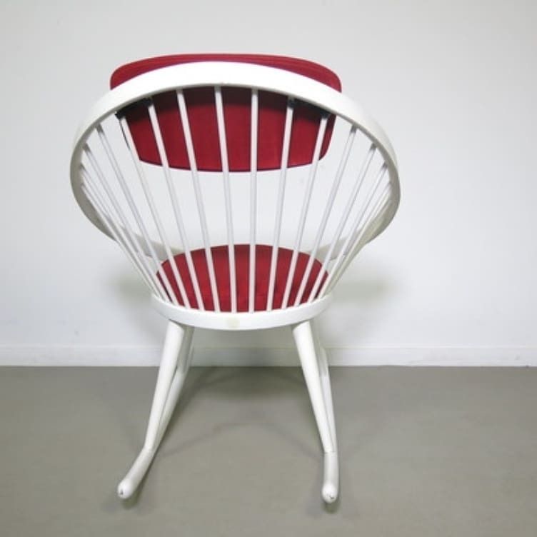Circke Rocking Chair By Yngve Ekstrom For Swedese, 1960s photo for sale