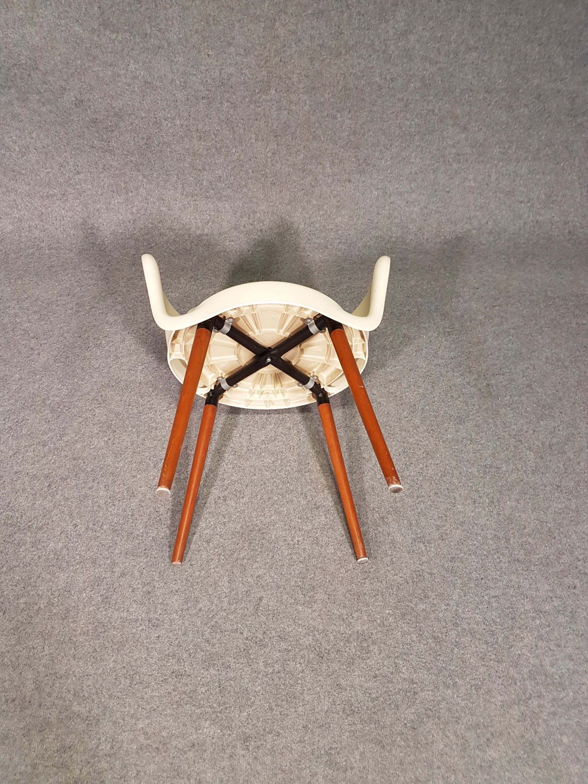 Set 6 Sintesi Gogo Chairs With Wooden Legs By Marcello Ziliani, 1990s photo 1478.0