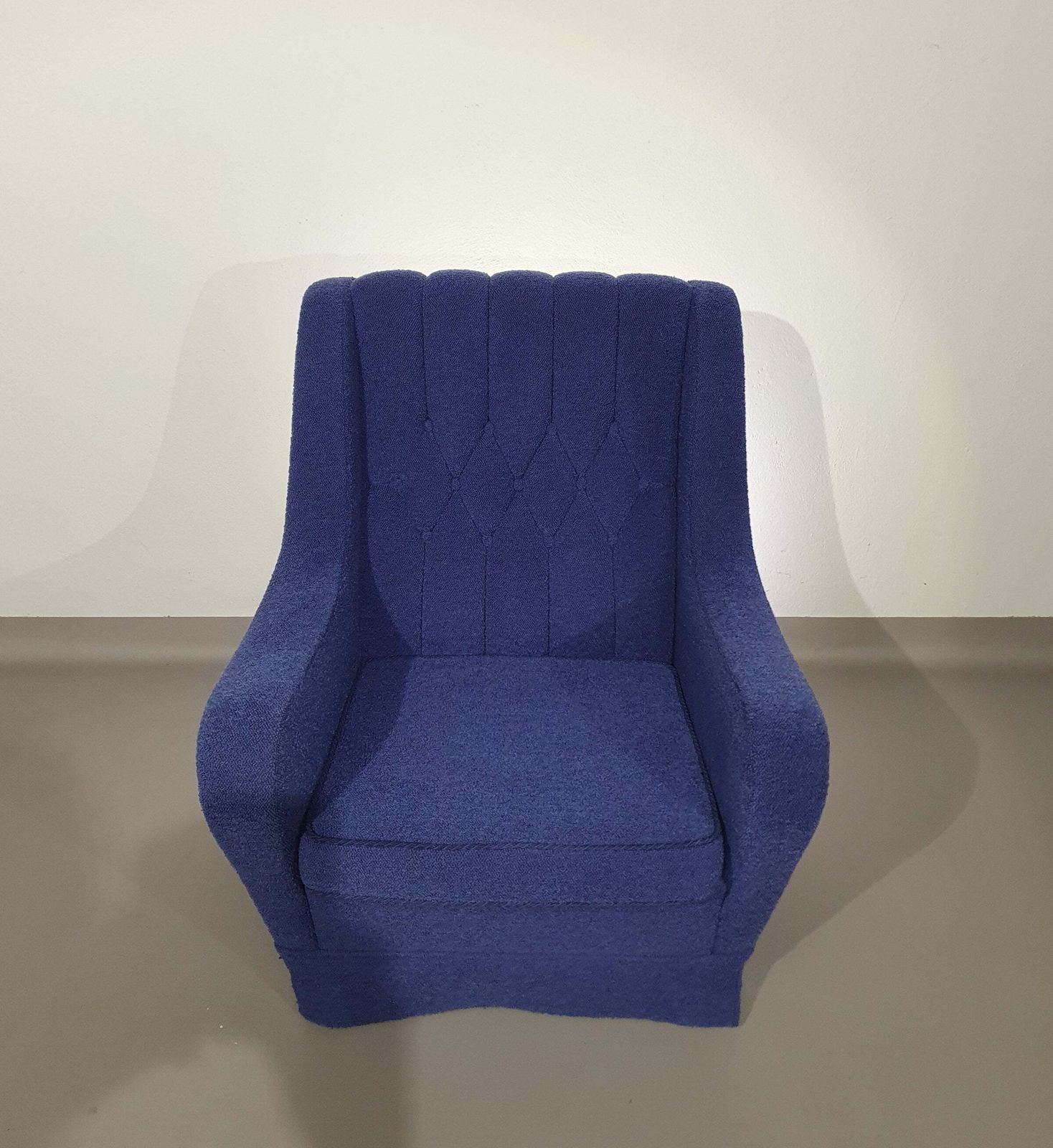 photo for sale Graceful Arm Chair / Wool Bouclé / 70's