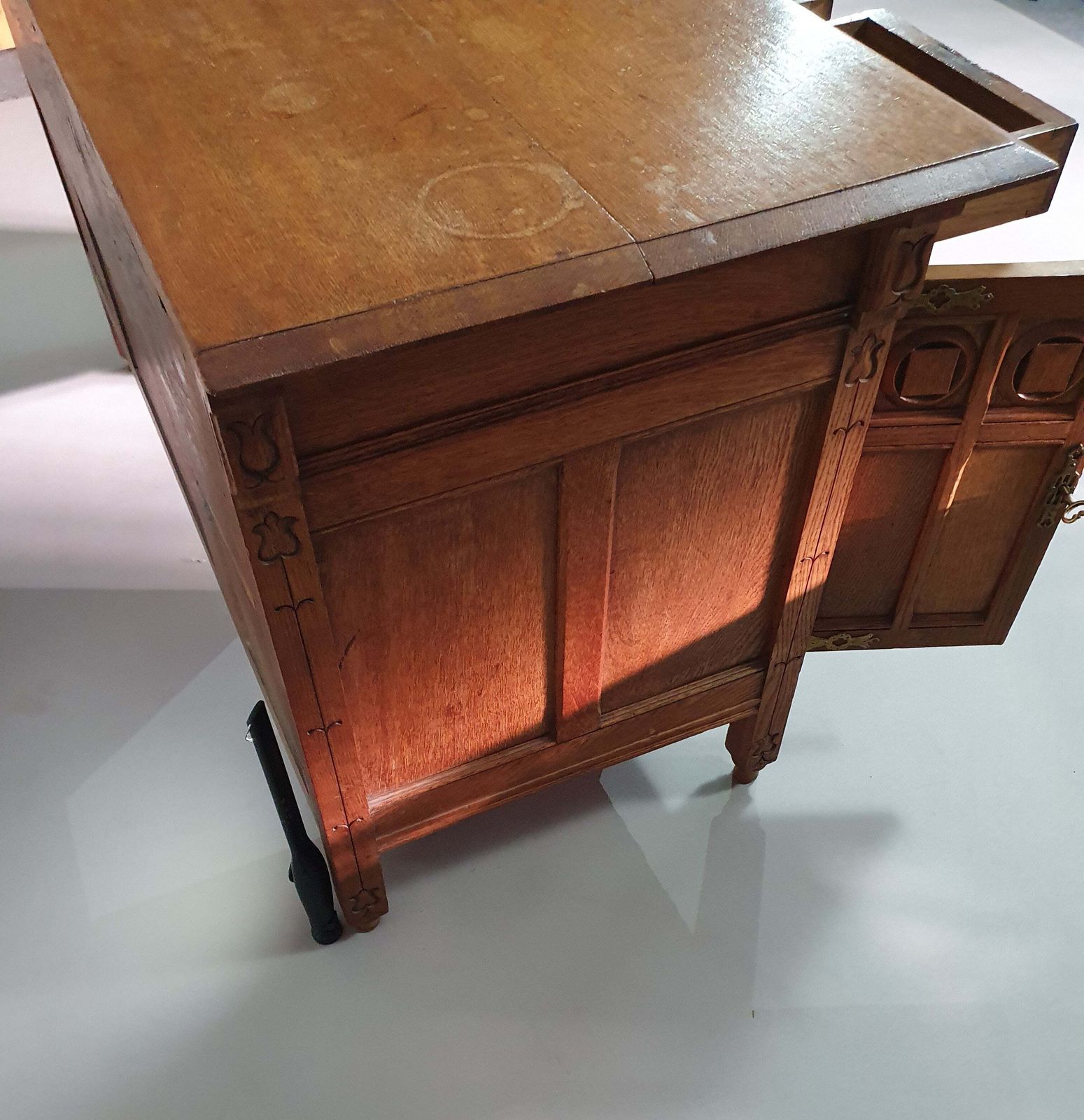 Art & Craft Desk Early 1920's Height 78 Width 135 Depth 60 Cm photo vinterior